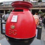 Postbox egg - Easter in London - being30.com