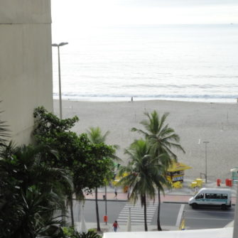 View from my room - Hotel Atlantico Copacabana - being30.com