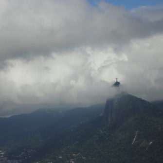 A view from Sugar Loaf Moutain of Christ the Redeemer - being30.com