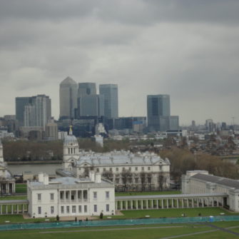 View of Canary Wharf - Visiting Greenwich - being30.com
