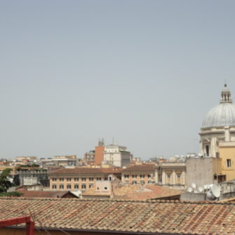 View From Hostel in Rome | being30.com