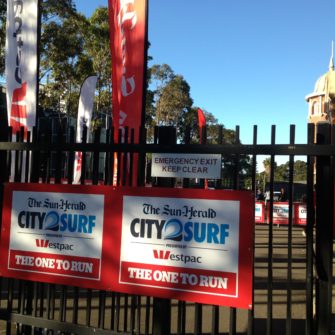 City2Surf, collecting the race bib